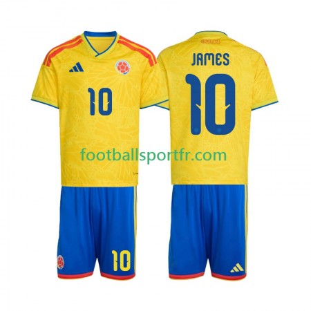 Tenue Colombie James Rodriguez 10 World Cup Enfant Domicile 2026 Maillot de Foot